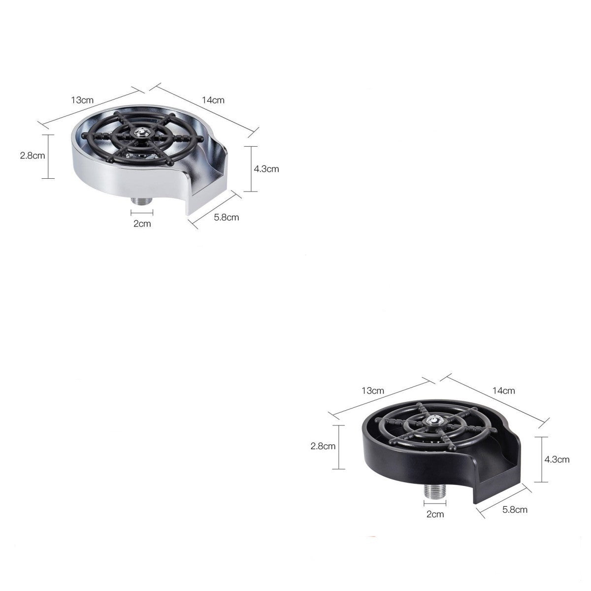 High Pressure Faucet Glass Rinser Automatic Cup Washer Bar