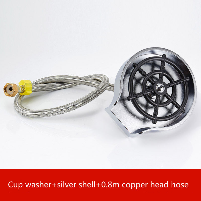High Pressure Faucet Glass Rinser Automatic Cup Washer Bar