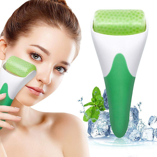 MARZAHAR Ice Roller for Face &amp; Eye Puffiness Relief, Cold Gel Ice Face Roller Massager - Ice Roller Cool Roller For Face Eye Body Facial Shaping Anti Wrinkle Ice Roller Massager Smooth Skin ( Random Color )