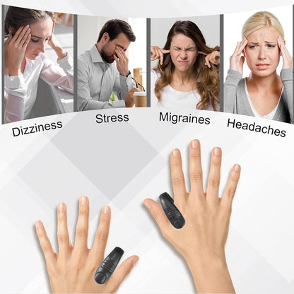 Sugar Control LI4 Acupressure Point Clip Wearable – Supporting Acupressure Relaxation, Stress Alleviation, Tension Relief and Headache Relief Hand Clip Migraine Pressure Point Clip (MAGNETIC)