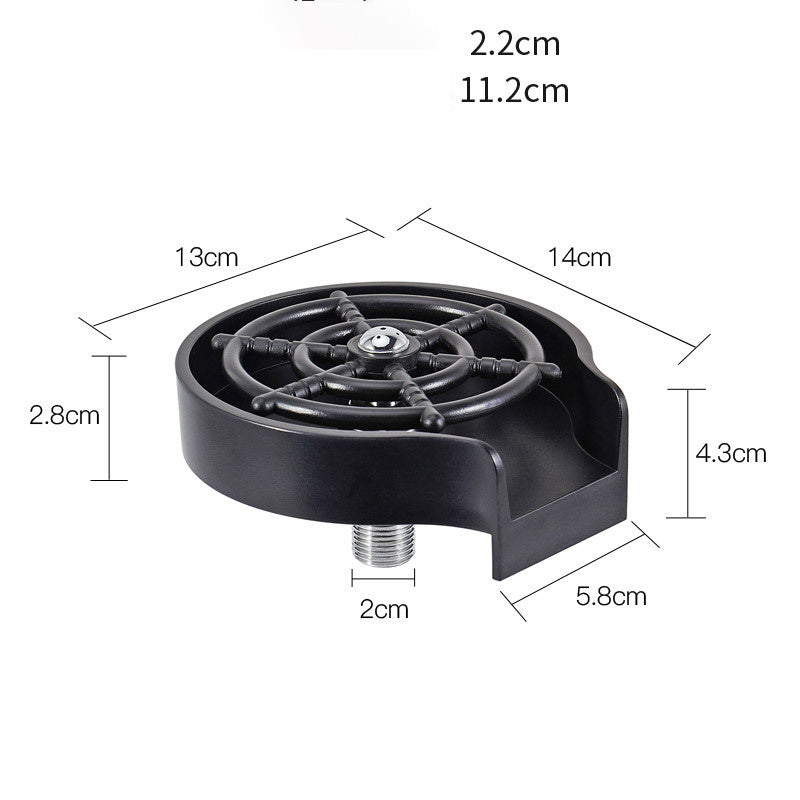 High Pressure Faucet Glass Rinser Automatic Cup Washer Bar