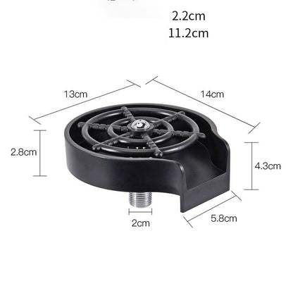 High Pressure Faucet Glass Rinser Automatic Cup Washer Bar