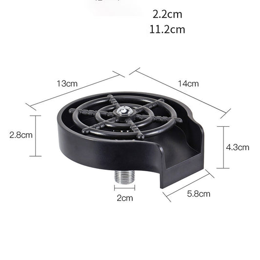 High Pressure Faucet Glass Rinser Automatic Cup Washer Bar
