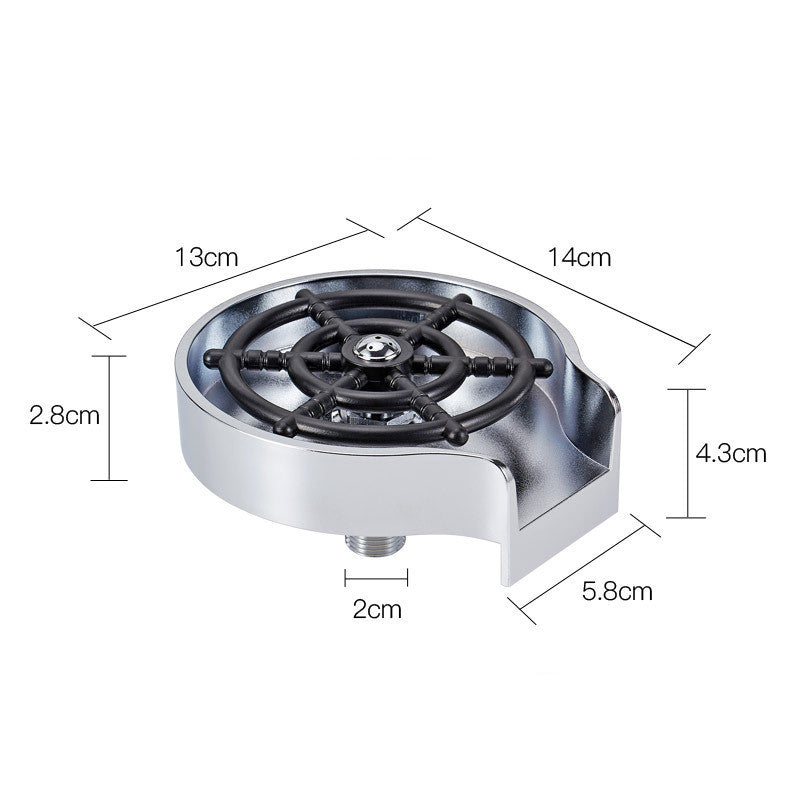 High Pressure Faucet Glass Rinser Automatic Cup Washer Bar