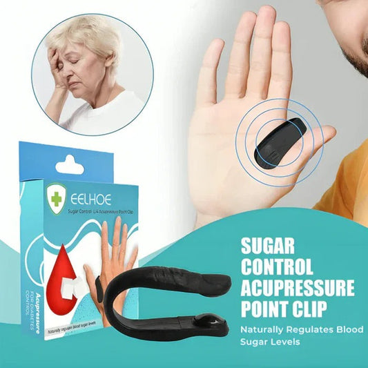 Sugar Control LI4 Acupressure Point Clip Wearable – Supporting Acupressure Relaxation, Stress Alleviation, Tension Relief and Headache Relief Hand Clip Migraine Pressure Point Clip (MAGNETIC)