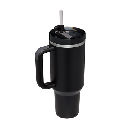 Stainless Steel  Tumbler With Handle Straw Insulated