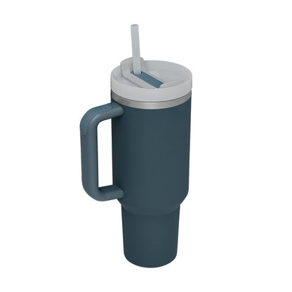 Stainless Steel  Tumbler With Handle Straw Insulated
