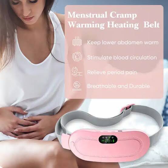 Heating and Vibrating Digital Period Pad for Healing Period Cramps - Women's Care pain Relief.