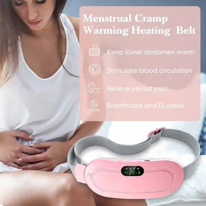 Heating and Vibrating Digital Period Pad for Healing Period Cramps - Women's Care pain Relief.