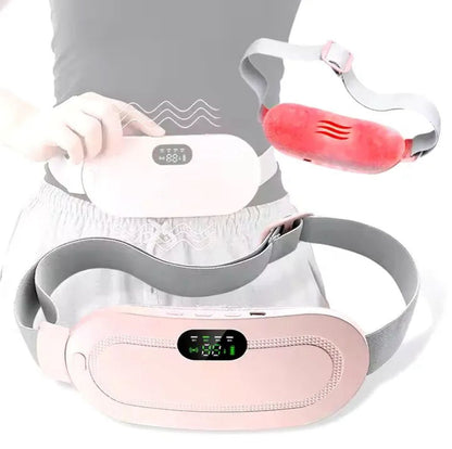 Heating and Vibrating Digital Period Pad for Healing Period Cramps - Women's Care pain Relief.